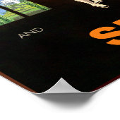 Spanien und Portugal reisen Poster. Poster (Ecke)