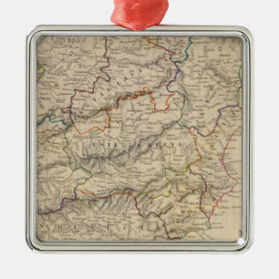 Spanien und Portugal Silbernes Ornament