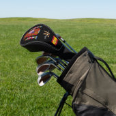 Spanien und Spanien - Mit Monogramm Golf Clubs für Headcover (In SItu)