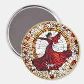 Spanien Urlaubs-Souvenir Magnet (Vorderseite/Rückseite)