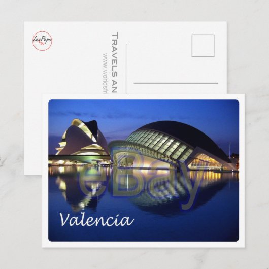 Spanien - Valencia - Postkarte (Vorne/Hinten)