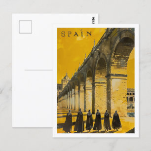 Spanien Vintage berühmter Reiseort Postkarte