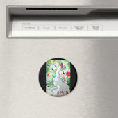 Spanien Vintage Image Magnet (In Situ (Geschirrspüler))