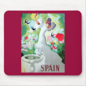 Spanien Vintage Image Mousepad (Vorne)