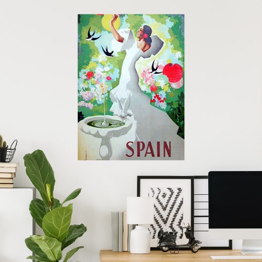 Spanien Vintage Poster Print (Heimbüro)
