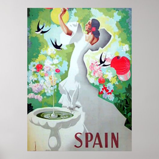 Spanien Vintage Poster Print (Vorne)