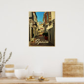 Spanien Vintage Reise Poster (Küche)