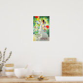 Spanien Vintage-Reise Poster (Küche)