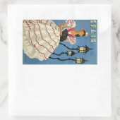 SPANIEN Vintage Reiseaufkleber Rechteckiger Aufkleber (Tasche)