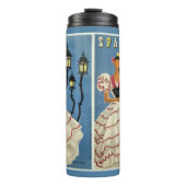 SPANIEN Vintage-Reisebecher Thermosbecher (Vorderseite)