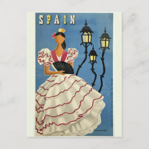 SPANIEN Vintage-Reisepostkarte Postkarte