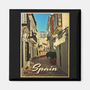 Spanien Vintage Travel Magnet