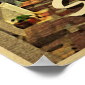 Spanien Vintage Travel Poster (Ecke)