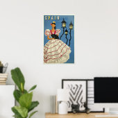 Spanien Vintage Travel Poster (Heimbüro)