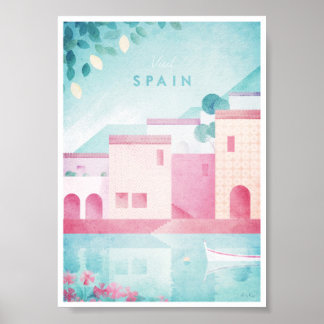 Spanien Vintage Travel Poster