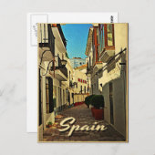 Spanien Vintage Travel Postkarte (Vorne/Hinten)