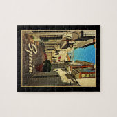 Spanien Vintage Travel Puzzle (Horizontal)