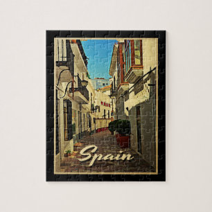 Spanien Vintage Travel Puzzle