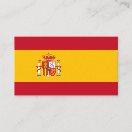 Spanien Visitenkarte (Vorderseite)