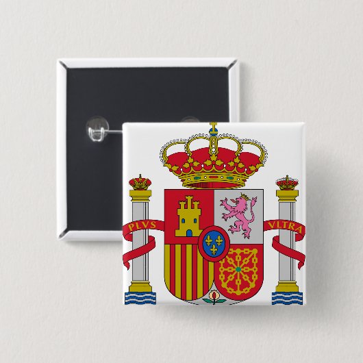 Spanien-Wappen Detail Button (Vorne & Hinten)