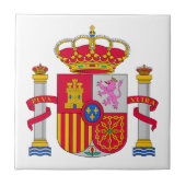 Spanien-Wappen Fliese (Vorderseite)