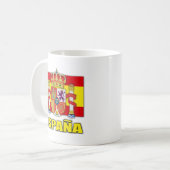 Spanien-Wappen Kaffeetasse (Vorderseite Links)