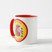 Spanien Wappen Kreisform Tasse (Vorderseite Links)