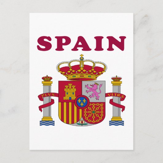 Spanien - Wappen Postkarte (Vorderseite)