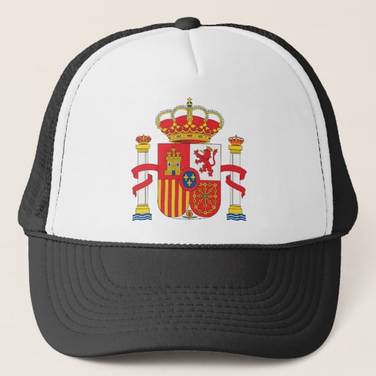 Spanien-Wappen Truckerkappe (Vorderseite)