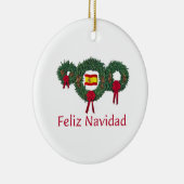 Spanien-Weihnachten 2 Keramik Ornament (Rechts)