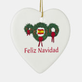 Spanien-Weihnachten 2 Keramik Ornament (Rechts)