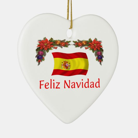 Spanien-Weihnachten Keramikornament (Rechts)