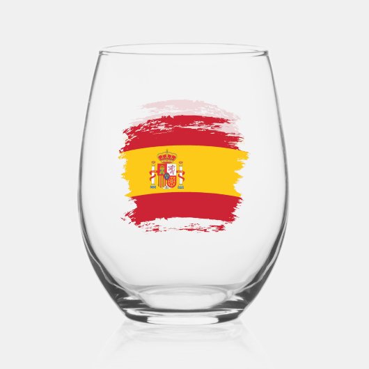 Spanien Weinglas Ohne Stiel (Vorderseite)