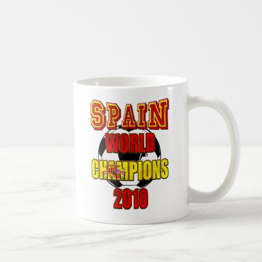Spanien-Welt verficht 2010 Kaffeetasse (Rechts)