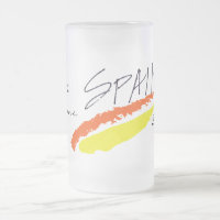 Spanien-Welt verficht mattierte Tasse