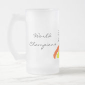 Spanien-Welt verficht mattierte Tasse (Links)