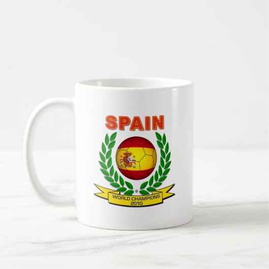 Spanien-Weltmeister 2010 Kaffeetasse (Links)