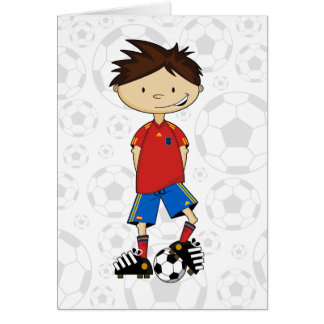 Spanien-Weltmeisterschaft-Fußball-Junge