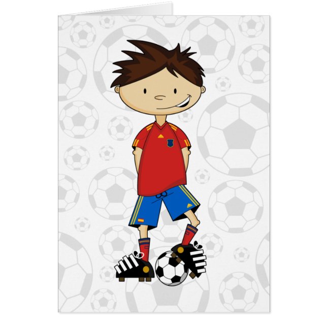 Spanien-Weltmeisterschaft-Fußball-Junge (Vorne)