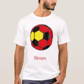 Spanien-Weltmeisterschaft-Fußball-T - Shirt (Vorderseite)