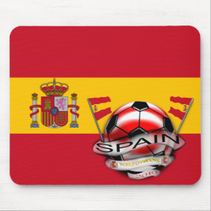 Spanien-Weltmeisterschaft-Wappen Welt kaut Mousepad