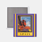 Spanien-Werbung Vintage-Magnet Magnet (Vorderseite/Rückseite)