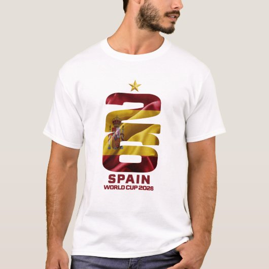Spanien WM 2026 - La Roja Fan T-Shirt (Vorderseite)