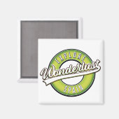 Spanien Wonderlust erkunden Magnet (Vorderseite/Rückseite)