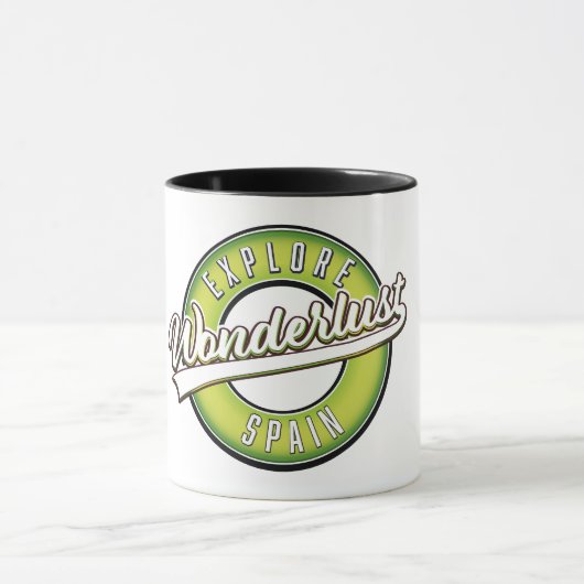 Spanien Wonderlust erkunden Tasse (Zentrum)