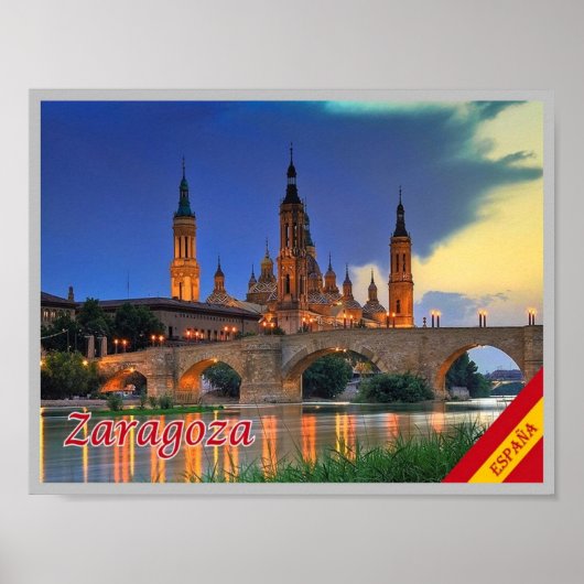 Spanien - Zaragoza - Poster (Vorne)