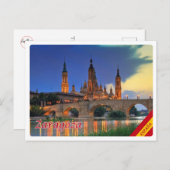 Spanien - Zaragoza - Postkarte (Vorne/Hinten)