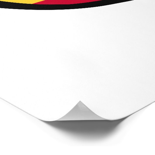 Spanien zeigt Sondertext und Farbposter Poster (Ecke)