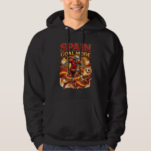 Spanien Ziel Modus Skelett Stürmer Nationen Street Hoodie