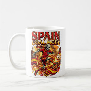 Spanien Ziel Modus Skelett Stürmer Nationen Street Kaffeetasse
